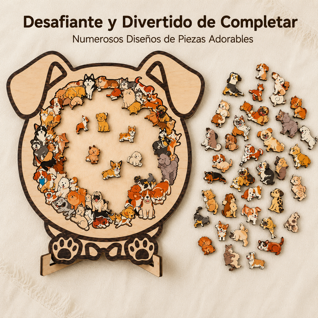 rompecabezas de perritos