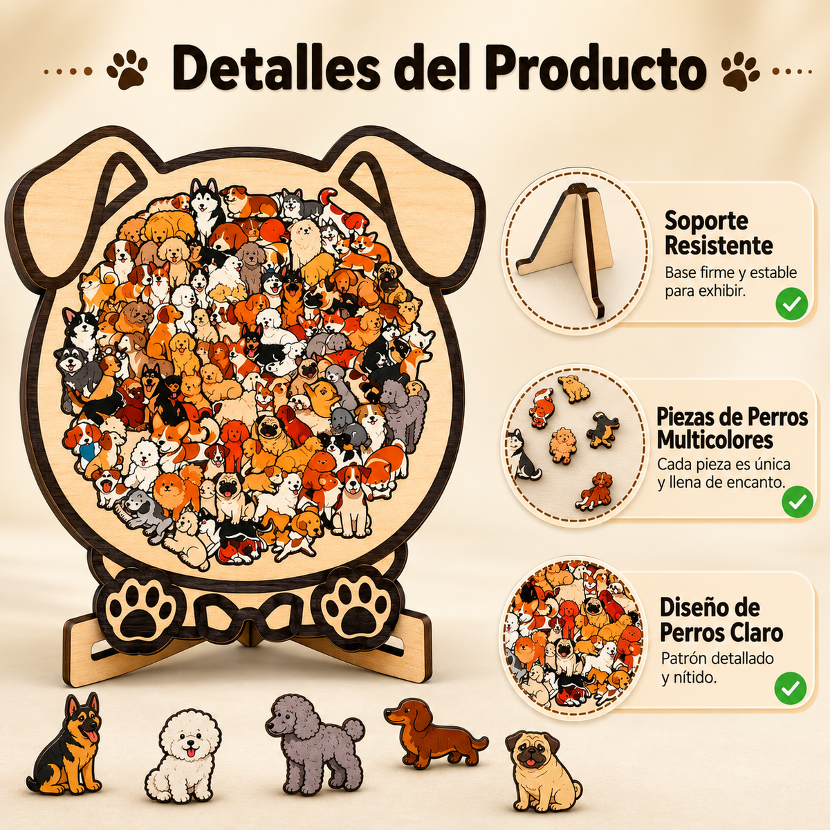 rompecabezas de perritos